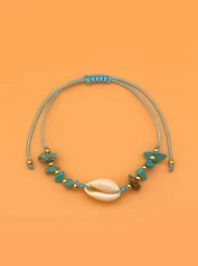 12 piezas Pulsera con diseño de concha - Multicolor - Ver 3