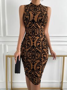 SHEIN Privé Đầm Bộ lạc Boho - Nhiều màu - Xem 6