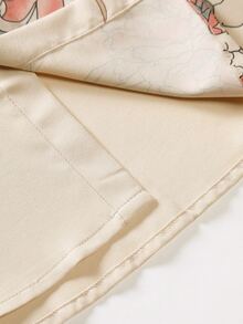 Manfinity Men Floral Print Shirt & Drawstring Waist Shorts Without Tee - Multicolor - View 3