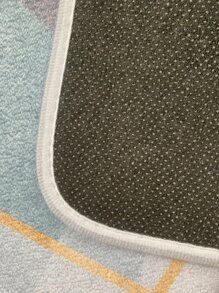 1pc Geometric Pattern Kitchen Rug - Multicolor - View 2