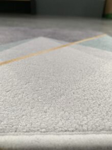 1pc Geometric Pattern Kitchen Rug - Multicolor - View 3