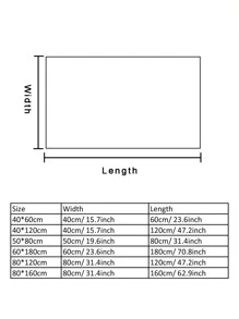 1pc Geometric Pattern Kitchen Rug - Multicolor - View 7