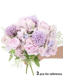 1pc Hoa giả, Hoa mẫu đơn giả bằng lụa Cẩm tú cầu Trang trí Bó hoa cẩm chướng bằng nhựa Hoa thật Trang trí đám cưới Bàn trung tâm, Cây giả, Trang trí mùa thu, Phòng, Bàn làm việc, Trang trí sân vườn, Vật dụng trang trí phòng, Ngày lễ tình nhân, Quà tặng - Nhiều màu - Xem 4