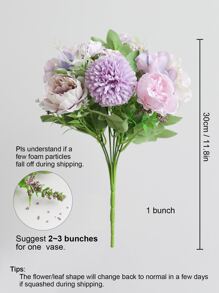 1pc Hoa giả, Hoa mẫu đơn giả bằng lụa Cẩm tú cầu Trang trí Bó hoa cẩm chướng bằng nhựa Hoa thật Trang trí đám cưới Bàn trung tâm, Cây giả, Trang trí mùa thu, Phòng, Bàn làm việc, Trang trí sân vườn, Vật dụng trang trí phòng, Ngày lễ tình nhân, Quà tặng - Nhiều màu - Xem 2