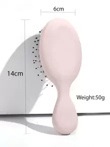 1pc Women's Simple Yet Comfortable Air Cushion Bristle Hair Brush, Pink, Back To School, Travel Holiday Essentials, Hair Accessories For Women, Brush, Hair Brushes, Edge Brush, Brush Hair, Hair Comb, Comb Hair, Detangling Brush, Ball Brush, Mini Hair Brush, Hair Brush Set, Wooden Comb, Hair Brush, Comb, Slick Back Brush, Hairbrush, Edge Brush, Brush Hair, Hair Comb, Hair Brush Set, Comb Hair, Mini Hair Brush, Detangling Brush,Hair Products, Hair Tools, Hair Stuff, Hair Care, Curly Hair Brush, Barber, Barber Accessories, Hairdressing Equipment,Hair Brush,Slick Back Brush,Styling Brush,Curly Hair Brush,Edge Brush,Hair Comb,Brush Hair,Hair Brush Set,Comb Hair,Comb For Curls,Detangling Brush,Hair Brush For Women,Hair,Travel,Hair Products,Hair Tools,Hair Stuff,Barber,Barber Accessories,Barbershop,Hairdressing Equipment - Pink - View 4