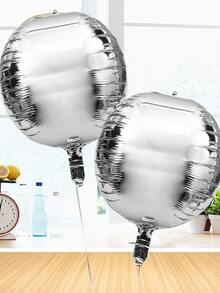 10 piezas Globo decorativo - Plateado - Ver 1