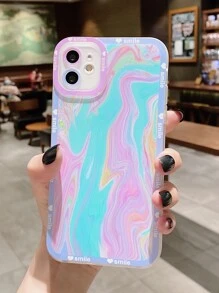 vỏ điện thoại in chất lỏng trừu tượng - Nhiều màu - Xem 1