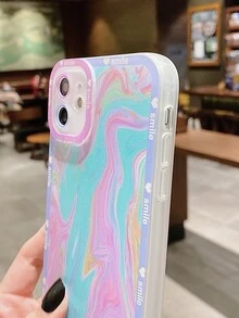 vỏ điện thoại in chất lỏng trừu tượng - Nhiều màu - Xem 4