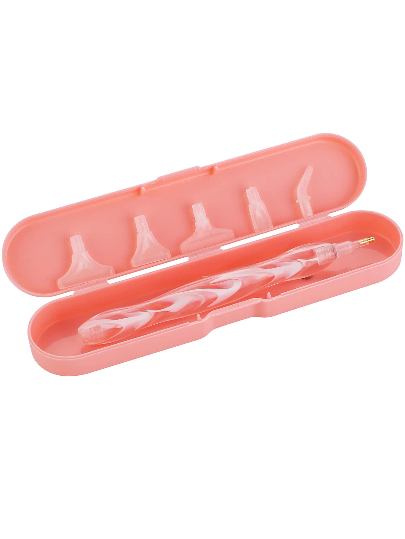 1pc Plastic Diamond Painting Drill Pen, Minimalist Pink DIY Diamond Painting Tool For Home