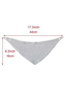 momscare 3pcs Baby Solid Bandana Bib - Multicolor - View 4