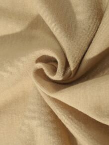 Manfinity LEGND 男士小熊印花T恤 - 卡其色 - 查看 4