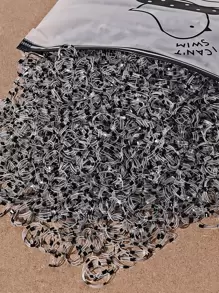 2000 piezas diademas de goma empalmadas transparentes y coloridas para niñas para uso diario - Multicolor - Ver 1