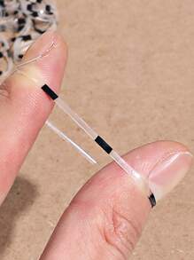 2000 piezas diademas de goma empalmadas transparentes y coloridas para niñas para uso diario - Multicolor - Ver 3