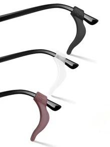 9pairs Anti-Slip Glasses Accessories, Fixed And Anti Falling Silicone Glasses Leg And Foot Covers, Sports Anti Slip Sleeves Ear Sleeves Hooks,Perfect For Glasses, Sunglasses & Glasses Glasses Accessories For Women