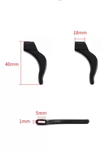 9pairs Anti-Slip Glasses Accessories, Fixed And Anti Falling Silicone Glasses Leg And Foot Covers, Sports Anti Slip Sleeves Ear Sleeves Hooks,Perfect For Glasses, Sunglasses & Glasses Glasses Accessories For Women