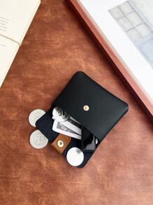 女士PU钱包 轻巧图案 现金 身份证 信用卡 便携式口袋小钱包 短款钱包 简约时尚 现代商务 生日礼物 情人节礼物 周年纪念礼物 女士礼物 女孩礼物 女包 书包 学校宿舍及返校用品 高品质皮革 女士钱包 迷你钱包 零钱包 - 黑色 - 查看 2