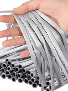 20入組金色金屬動物造型氣球,可用於編織氣球、兒童派對裝飾和玩具 - 銀色 - 查看 2