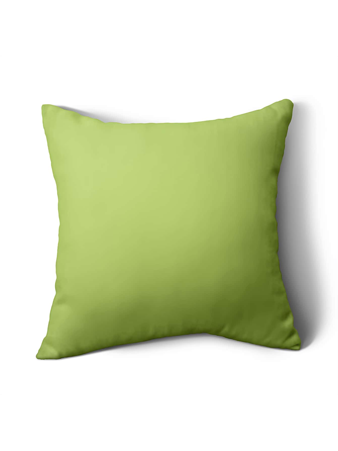 Solid Cushion Cover Without Filler - Green - View 1