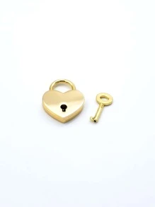 1pc Heart Shaped Lock & 1pc Key