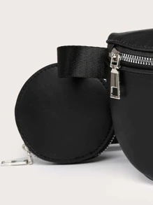 Lightweight,Business Casual Mini Minimalist Fanny Pack With Random Side Coin Purse For Teen Girls Women College Students,Rookies & White-Collar Workers Perfect For Office,College,Work ,Business,Commute,Outdoors, Travel, Outings , Women Bag With Dime Bag, Perfect For Horse Riding, Preppy Bum Bag For The First Day Of School, Western Purse For Women, Bohemia Style Bag For Women