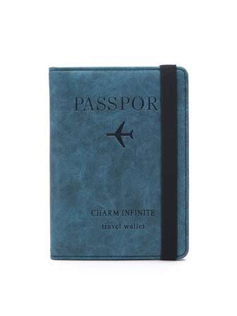 CHARM INFINITE Women Men RFID Vintage Business Passport Cover Holder Multi-Function ID Bank Card PU Wallet Case Travel Accessories
