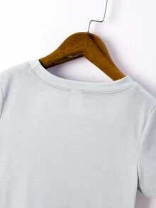 SHEIN Young Boy Car Print Tee - Grey - View 3