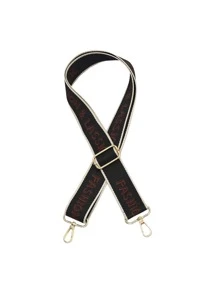 Phụ kiện túi Lá thư - màu đen - Xem 1