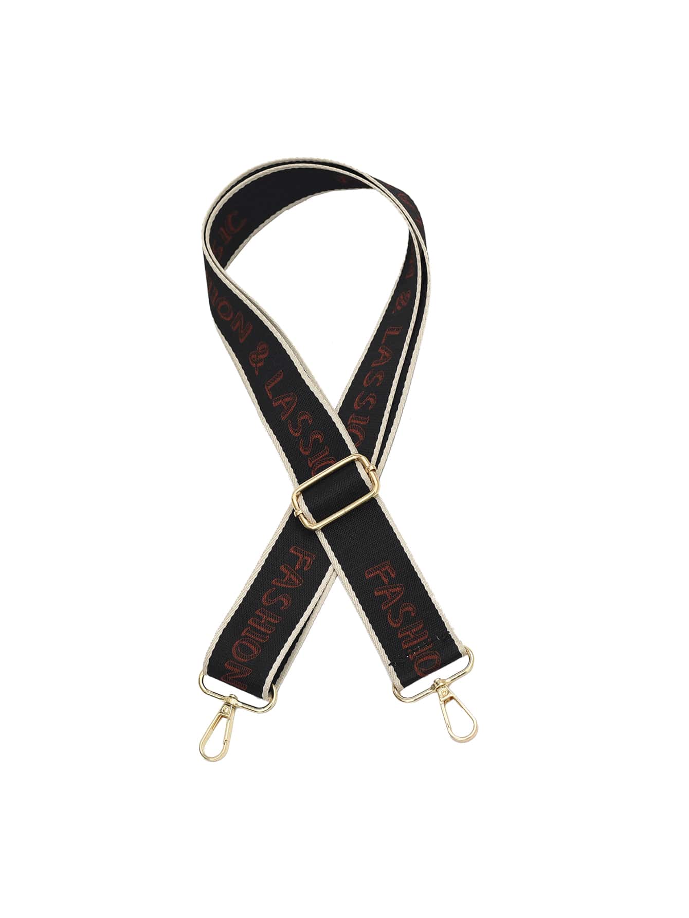 Phụ kiện túi Lá thư - màu đen - Xem 1