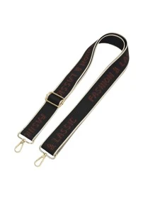 Phụ kiện túi Lá thư - màu đen - Xem 2