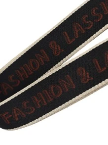 Phụ kiện túi Lá thư - màu đen - Xem 6