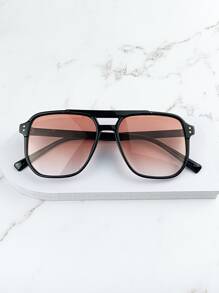Gafas de sol de lentes tintadas - Negro - Ver 1