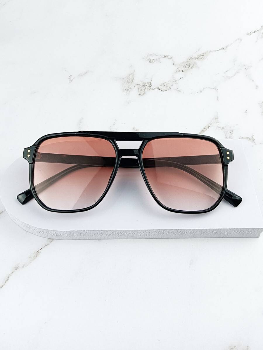 Gafas de sol de lentes tintadas - Negro - Ver 1