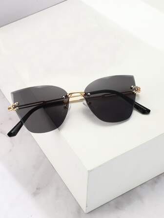 無框貓眼太陽鏡