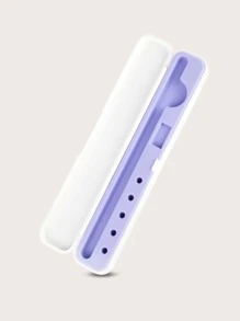 Portable Pen Case Compatible With Apple Pencil 2 1 Case Storage Box Pouch Pen Holder Stylus Case - Mauve Purple - View 4