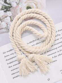 1pc/2pcs/4pcs Beige Linen Rope Window Curtain Tie Back Gifts Birthday Graduation