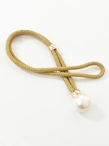 1入組珍珠窗簾繫帶、垂墜珍珠繫帶、裝飾支架、用於窗簾繩索窗簾繫帶 - 彩色 - 查看 5