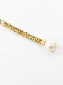 1入組珍珠窗簾繫帶、垂墜珍珠繫帶、裝飾支架、用於窗簾繩索窗簾繫帶 - 彩色 - 查看 6