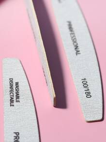 10pcs 100/180 Grit Nail File,Nail Supplies,Nail Tools,Nail Art Tools,Back To School,Nails,Nail Tools For Press On Nails
