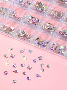 1盒3D水鑽美甲飾品 - 彩色 - 查看 3