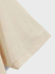 Manfinity RebelGame Men Slogan Graphic Tee - Khaki - View 4