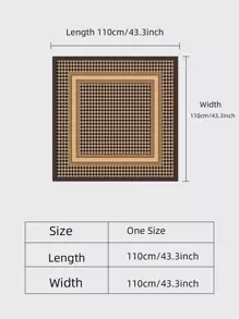 1pc Paisley Classic Cashew Floral Pattern Fashion Scarf - Khaki - View 4