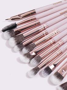 MAANGE 18pcs Makeup Brush Set - Pink - View 3