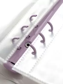 1pc 3 Inch Photo Storage, Mushroom Hole Card Collection Book Loose-Leaf Photo Album - Multicolor - View 4