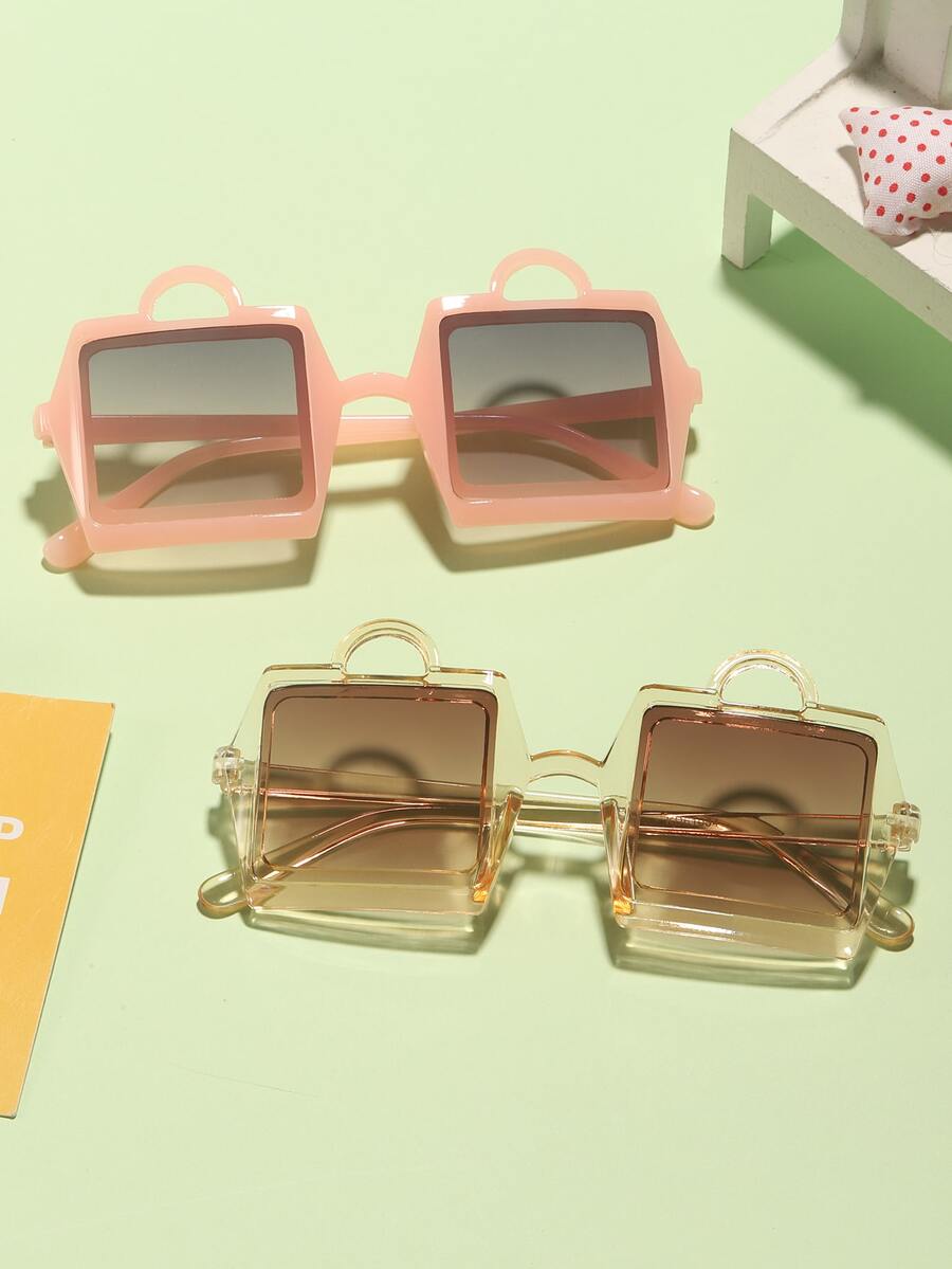 2副兒童方框太陽鏡 - 彩色 - 查看 1