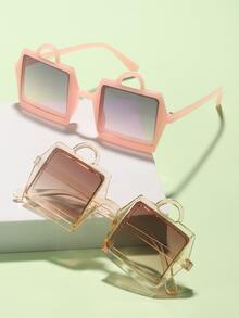 2副兒童方框太陽鏡 - 彩色 - 查看 3