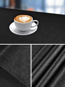 Giấy dán tường chống thấm tối giản 1roll - màu đen - Xem 5