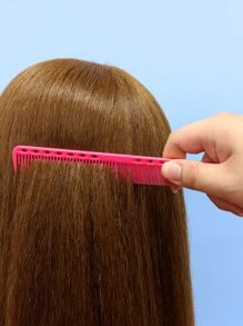 1 件装彩色理发梳，发刷，梳子，美发工具，美发产品及配件，适用于理发店、美容院、返校季、旅行度假等场合，女士适用，发刷，顺发梳，发刷，梳子，理发师，美发工具，美发产品，后梳，护发，发刷，发刷，卷发产品，美发设备，圣诞节，美发，木梳，发型，美发，发刷，梳子套装，梳子，卷发梳，顺发梳，女士发刷，理发店，美发设备 - 玫紅色 - 查看 2