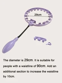 1 pieza Aro de ejercicio desmontable - Púrpura malva - Ver 5
