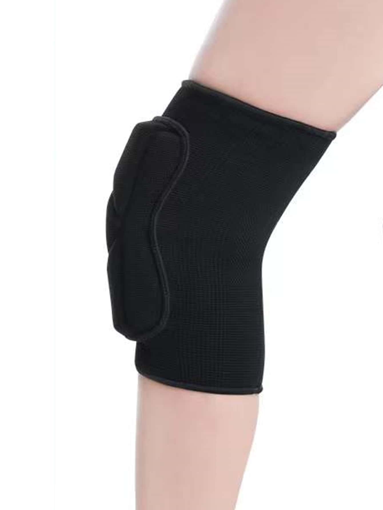 1pc Sponge Knee Protector Gym Accessories Knee Support Sports Knee Pads Gym Knee Pads - Black - View 1