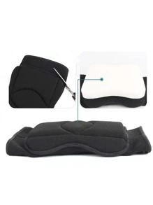 1pc Sponge Knee Protector Gym Accessories Knee Support Sports Knee Pads Gym Knee Pads - Black - View 4